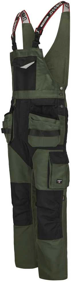 Puskombinezonis Pesso Titan 125 (Spandex/Cordura) žalias
