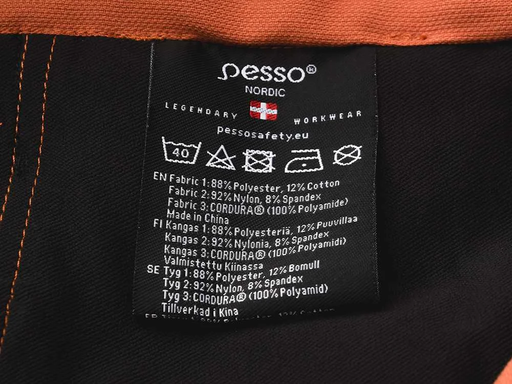 Puskombinezonis Pesso Titan 125 (Spandex/Cordura) rudas