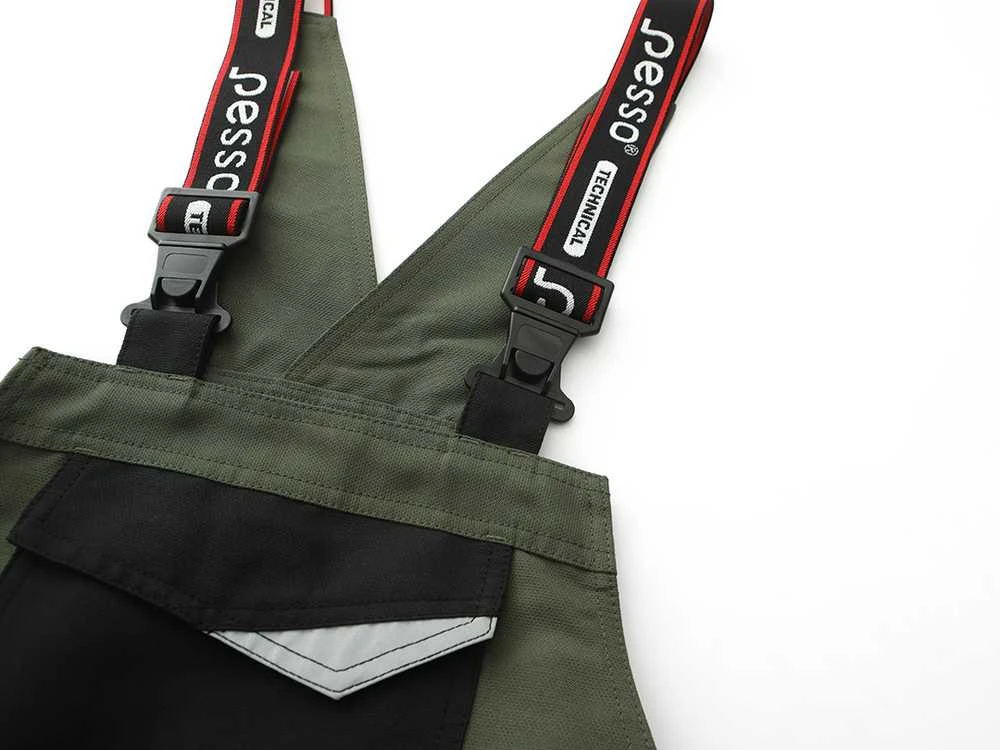 Puskombinezonis Pesso Titan 125 (Spandex/Cordura) žalias