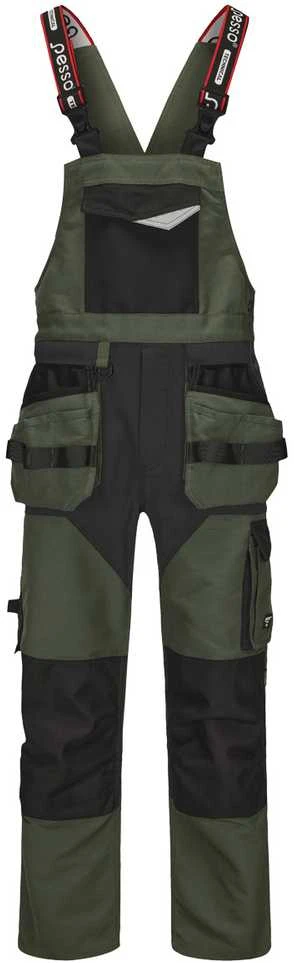 Puskombinezonis Pesso Titan 125 (Spandex/Cordura) žalias