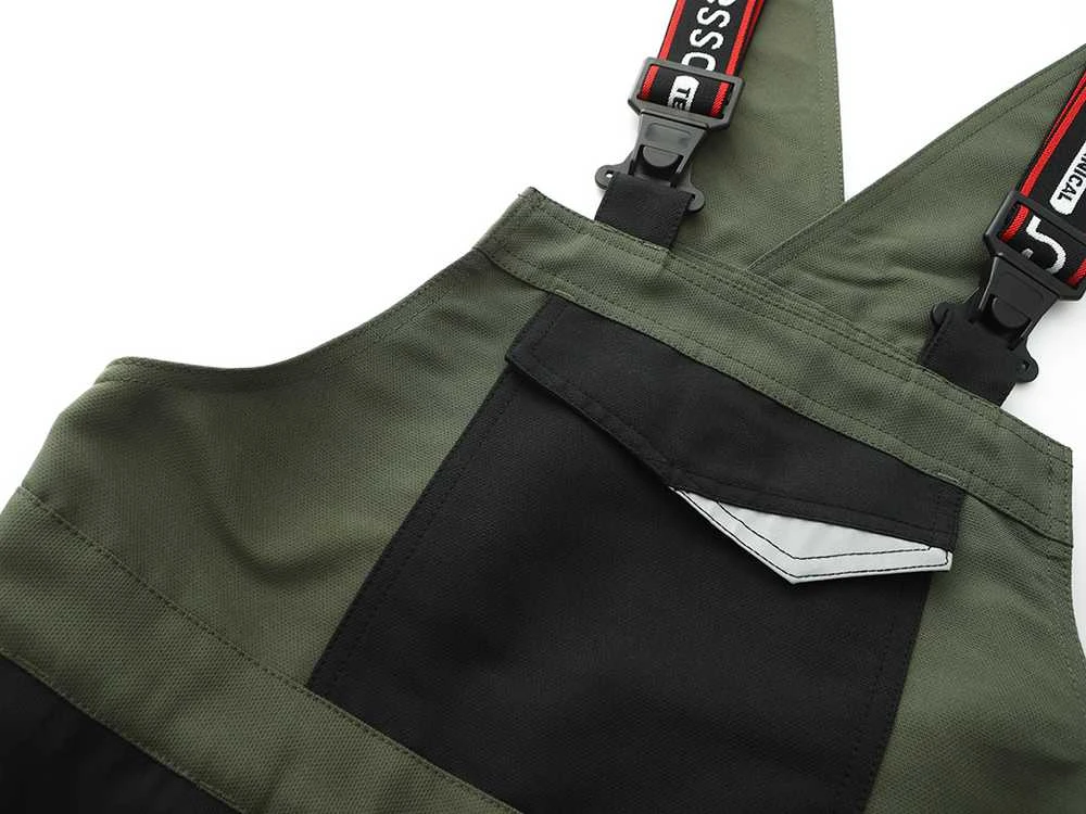 Puskombinezonis Pesso Titan 125 (Spandex/Cordura) žalias