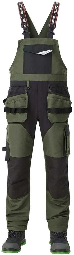 Puskombinezonis Pesso Titan 125 (Spandex/Cordura) žalias