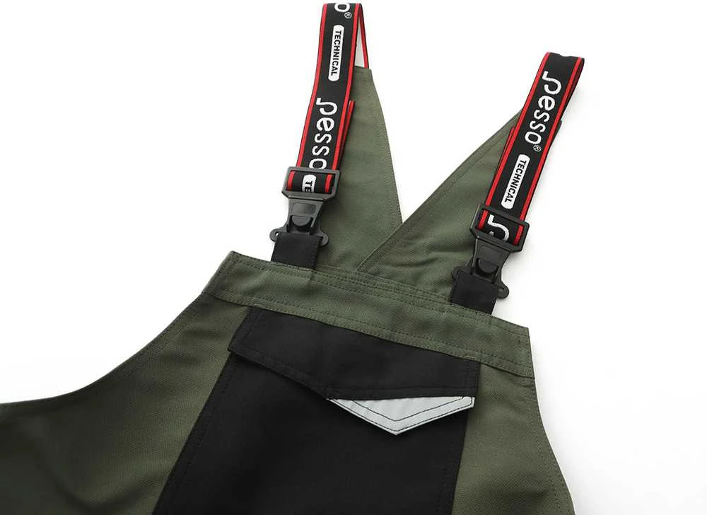 Puskombinezonis Pesso Titan 125 (Spandex/Cordura) žalias