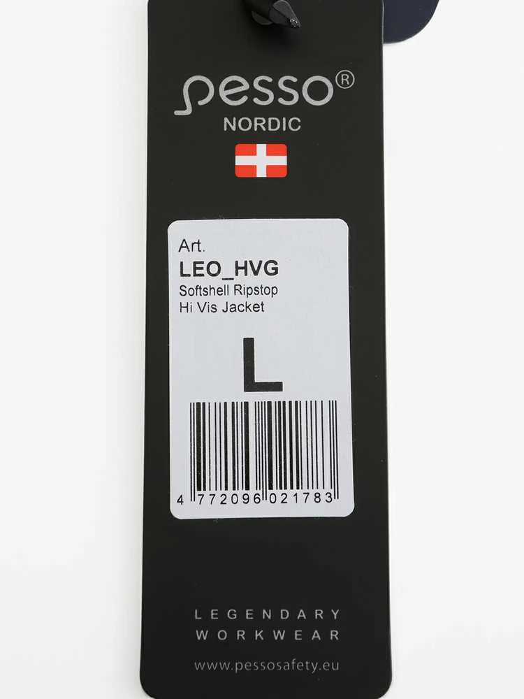 Ripstop Softshell striukė Pesso LEO (geltona)