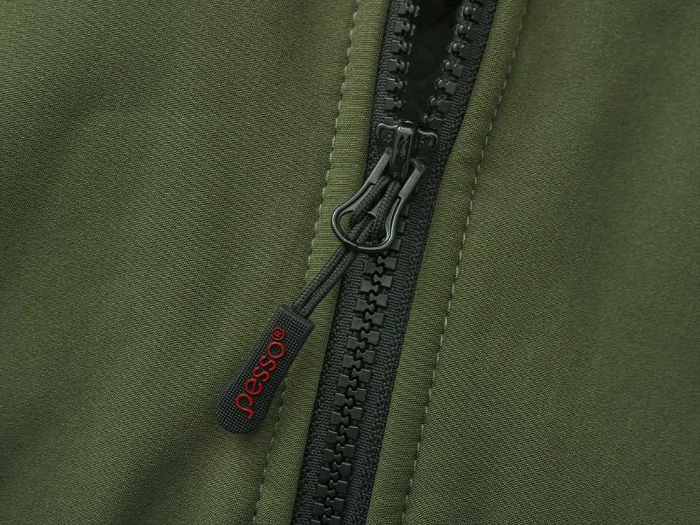 Šilta neperšlampanti Softshell striukė Pesso Otava, chaki