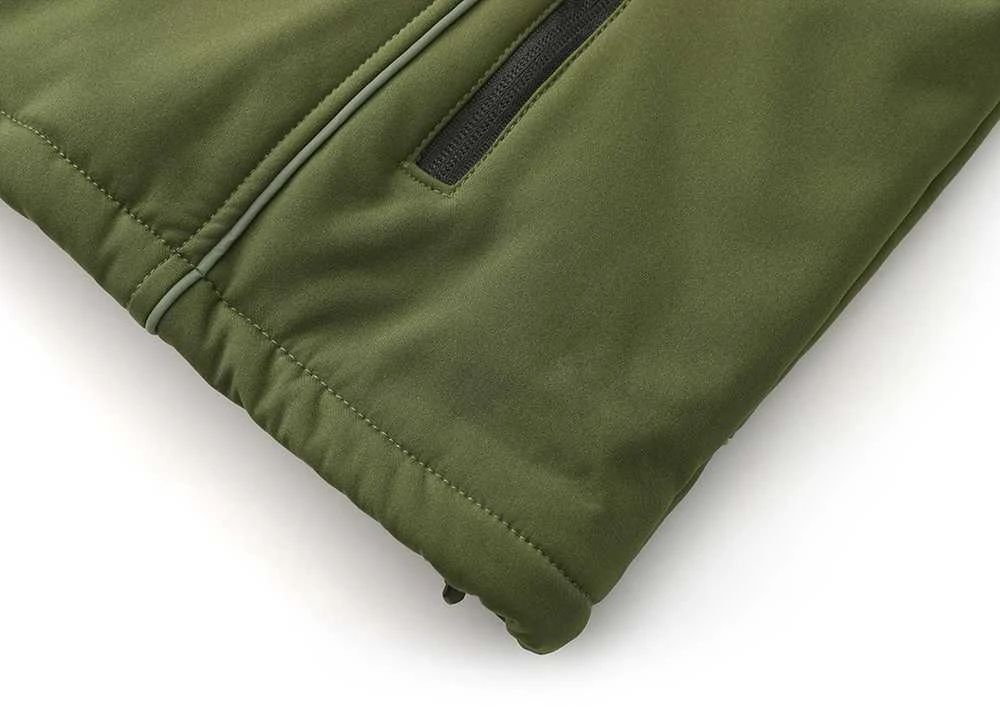 Šilta neperšlampanti Softshell striukė Pesso Otava, chaki