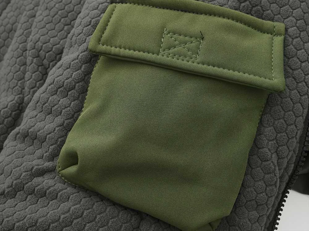 Šilta neperšlampanti Softshell striukė Pesso Otava, chaki