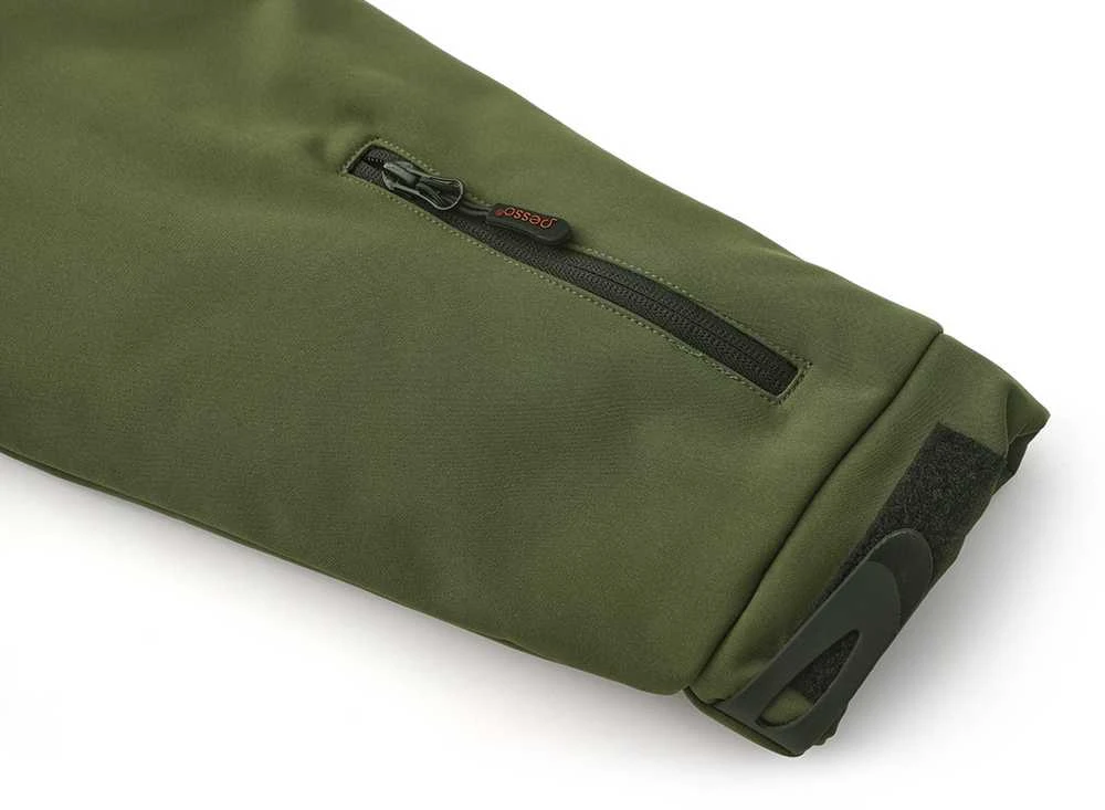 Šilta neperšlampanti Softshell striukė Pesso Otava, chaki