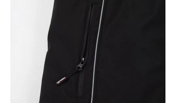 Šilta neperšlampanti Softshell striukė Pesso Otava, juoda