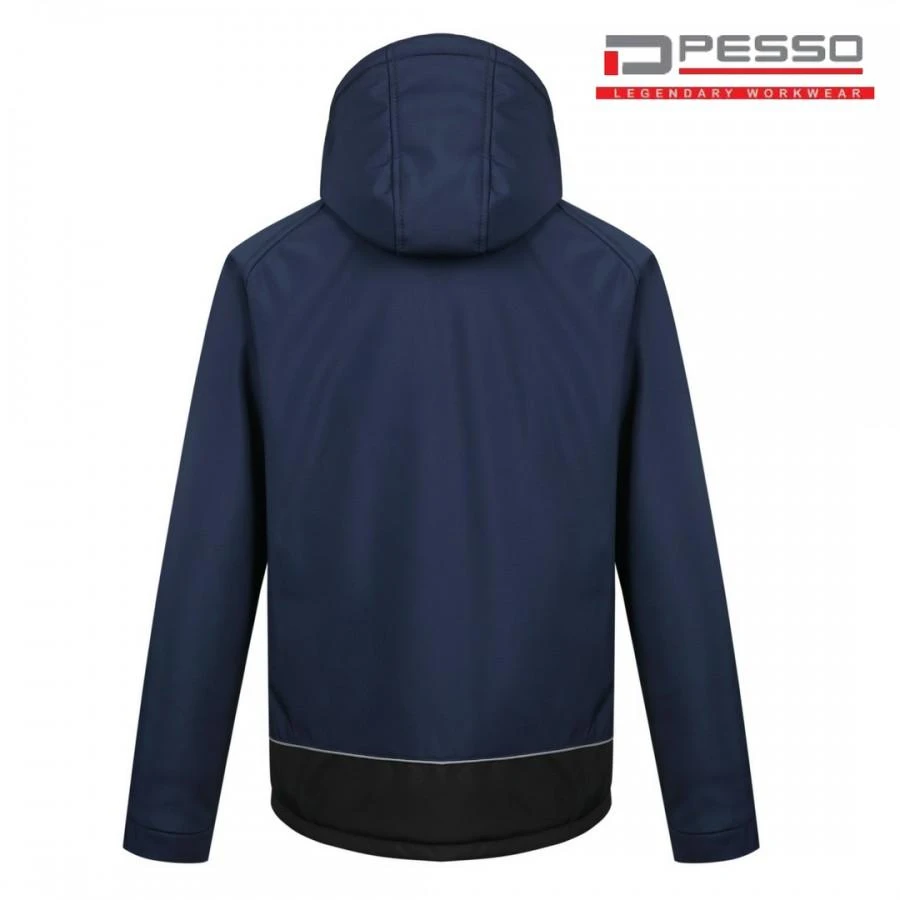 Šilta neperšlampanti Softshell striukė Pesso Otava, mėlyna