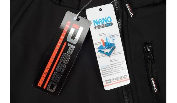 Šilta neperšlampanti Softshell striukė Pesso Otava, juoda