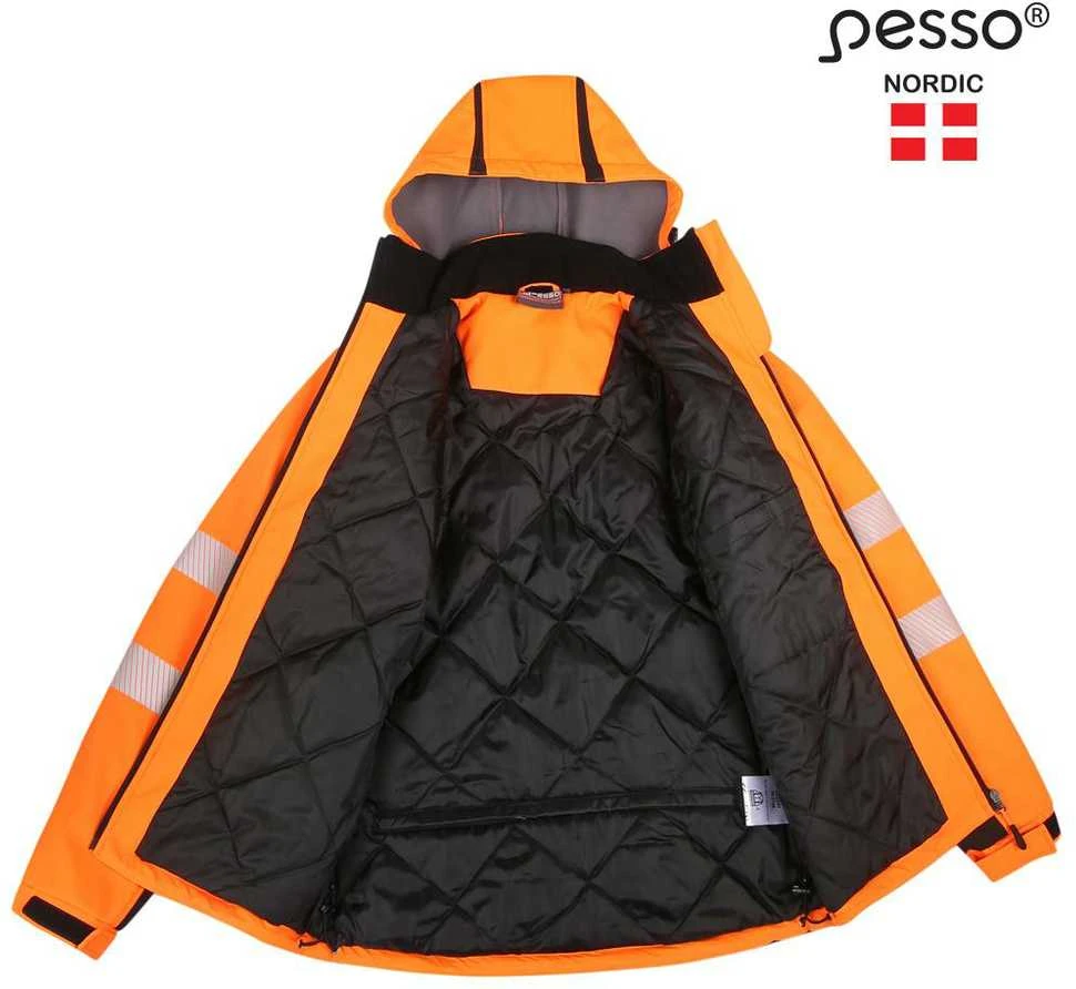 Šilta softshell Pesso striukė CALGARY Oranžinis