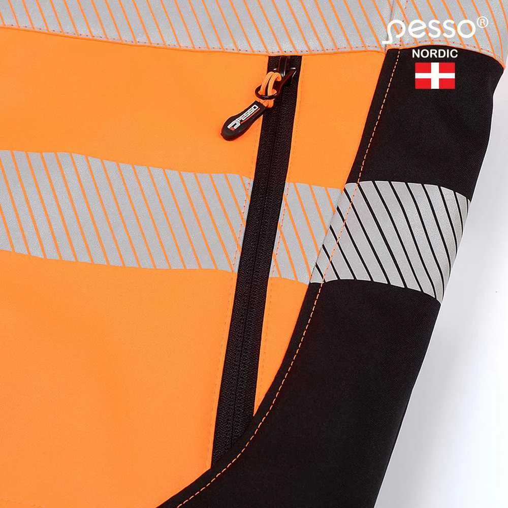 Šilta softshell Pesso striukė CALGARY Oranžinis