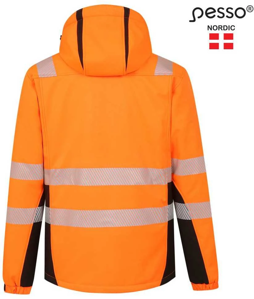 Šilta softshell Pesso striukė CALGARY Oranžinis