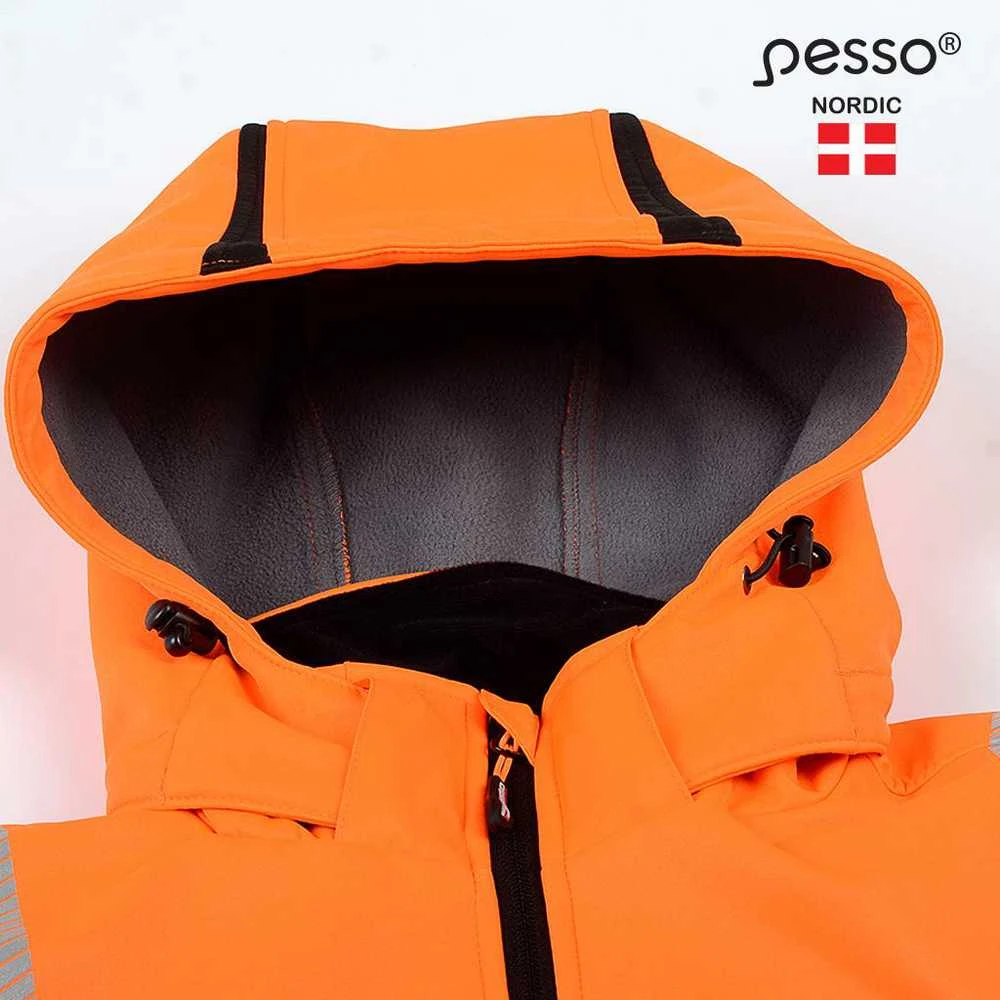 Šilta softshell Pesso striukė CALGARY Oranžinis