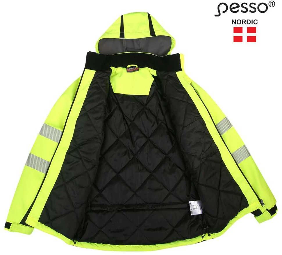 Šilta Softshell striukė Pesso CALGARY Geltonas