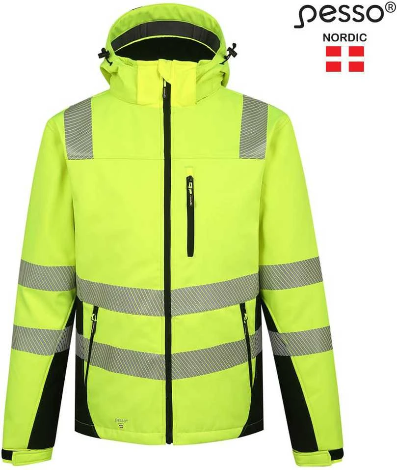 Šilta Softshell striukė Pesso CALGARY Geltonas