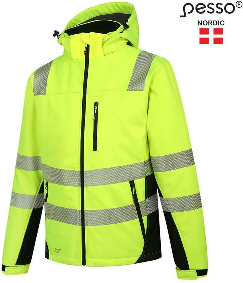 Šilta Softshell striukė Pesso CALGARY Geltonas