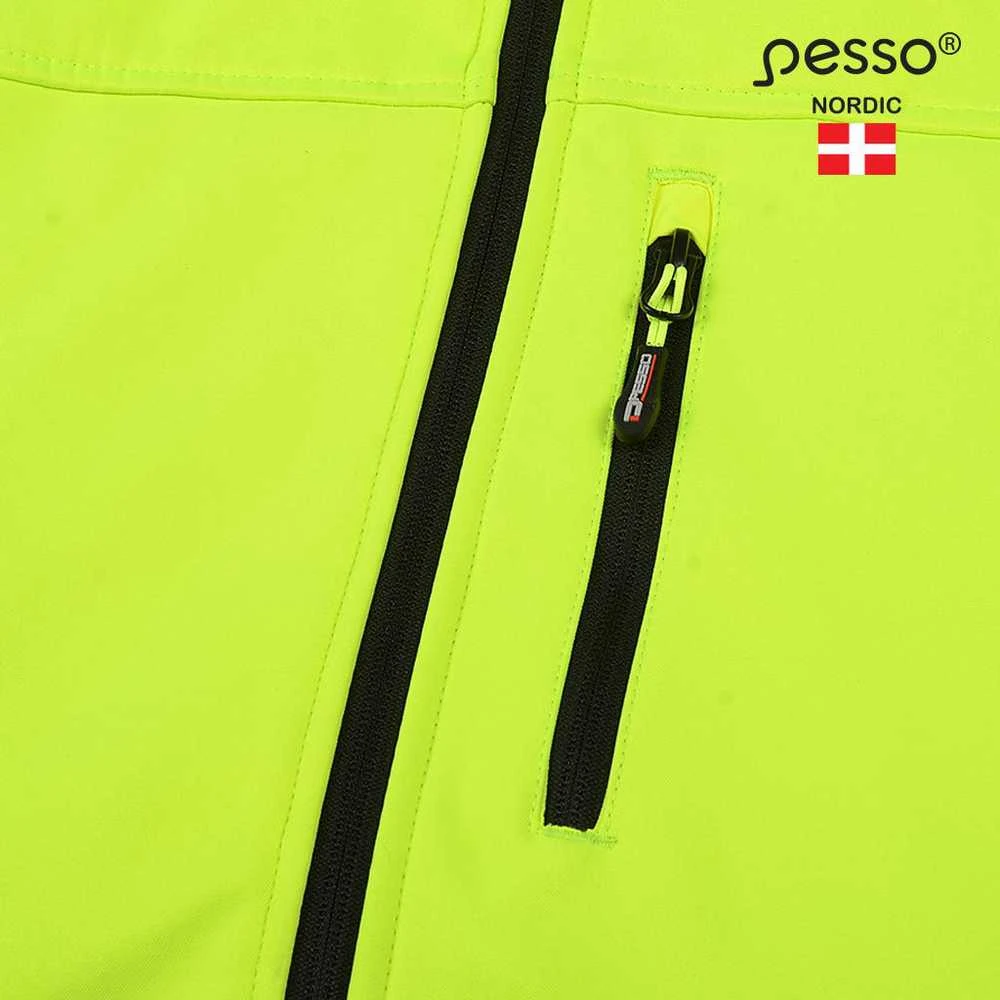 Šilta Softshell striukė Pesso CALGARY Geltonas
