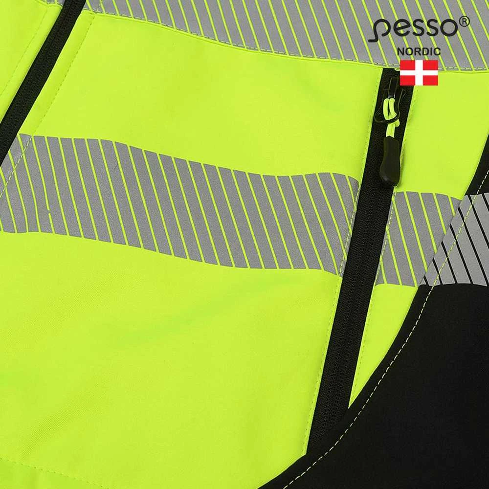 Šilta Softshell striukė Pesso CALGARY Geltonas