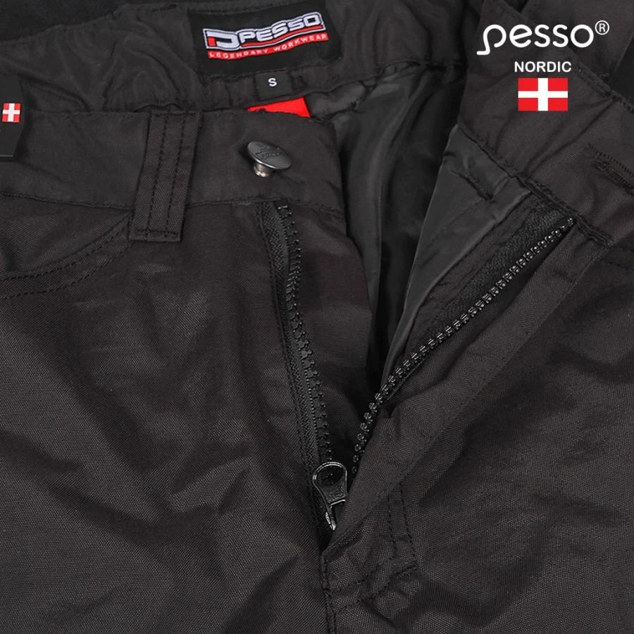 Šiltos kelnės Pesso SKIPPER, juodos