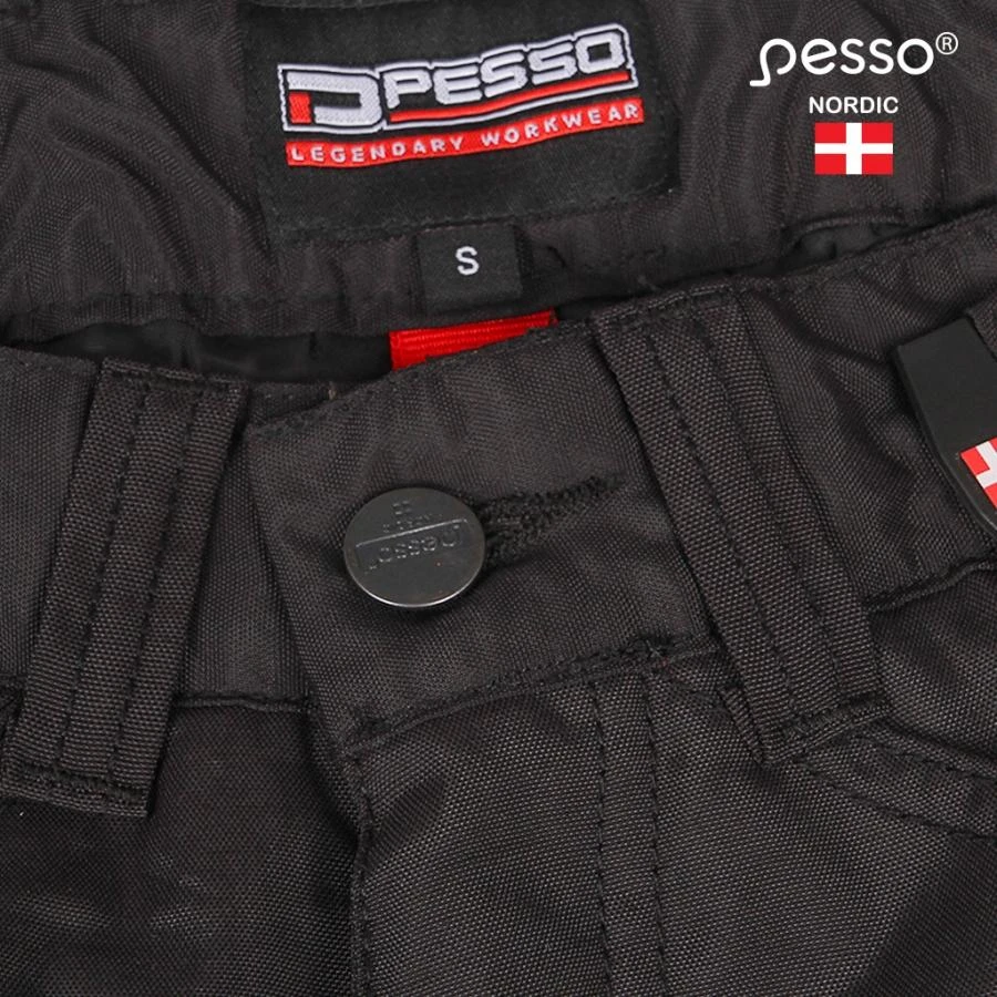 Šiltos kelnės Pesso SKIPPER, juodos
