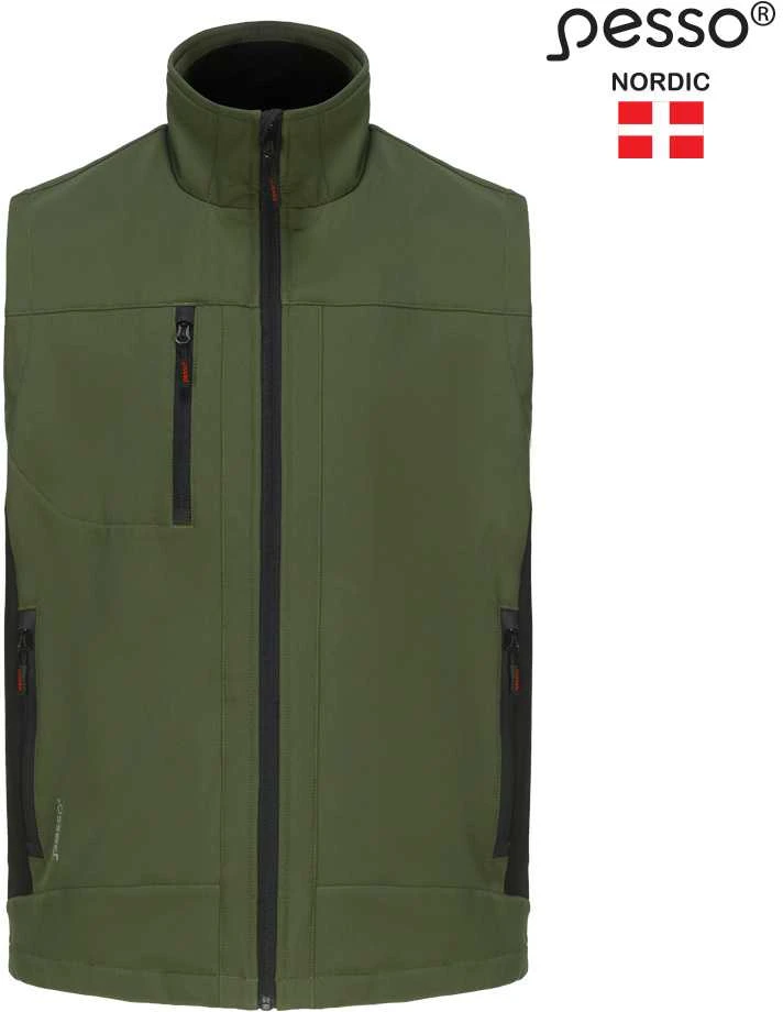 Softshell Pesso liemenė SOFT (olive žalias)