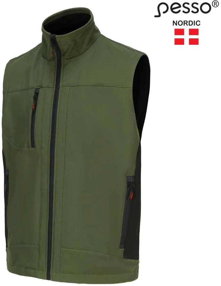 Softshell Pesso liemenė SOFT (olive žalias)