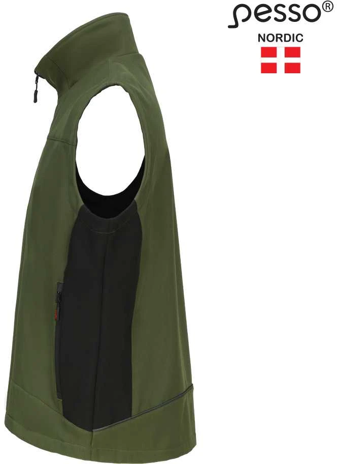 Softshell Pesso liemenė SOFT (olive žalias)