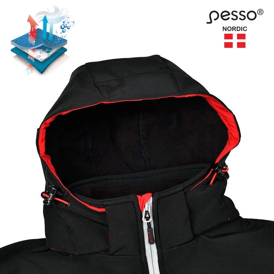 Softshell striukė Pesso Acropolis, juoda