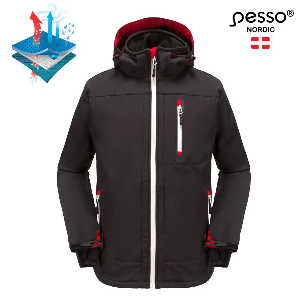 Softshell striukė Pesso Acropolis, juoda