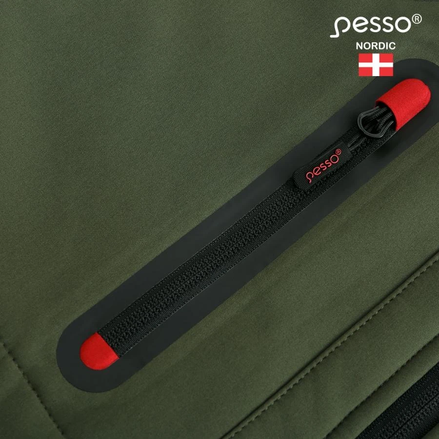 Softshell striukė Pesso Acropolis, Olive Žalias
