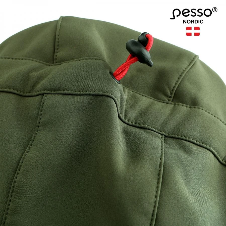 Softshell striukė Pesso Acropolis, Olive Žalias