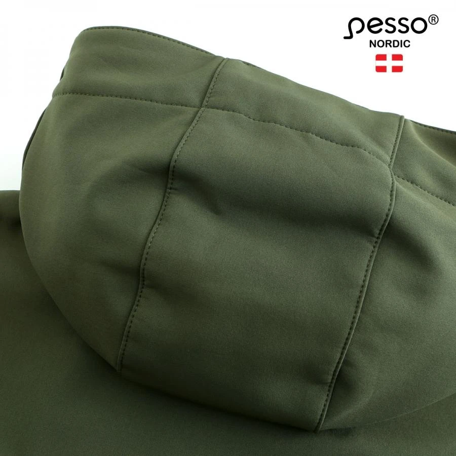 Softshell striukė Pesso Acropolis, Olive Žalias
