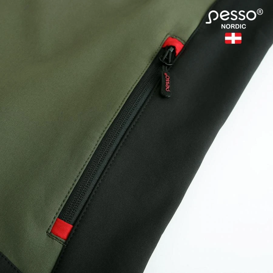 Softshell striukė Pesso Acropolis, Olive Žalias
