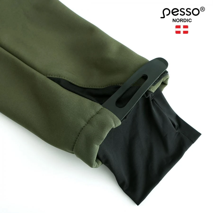 Softshell striukė Pesso Acropolis, Olive Žalias