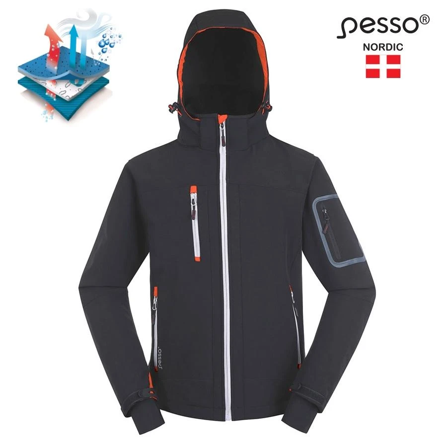 Softshell striukė Pesso Acropolis, pilka