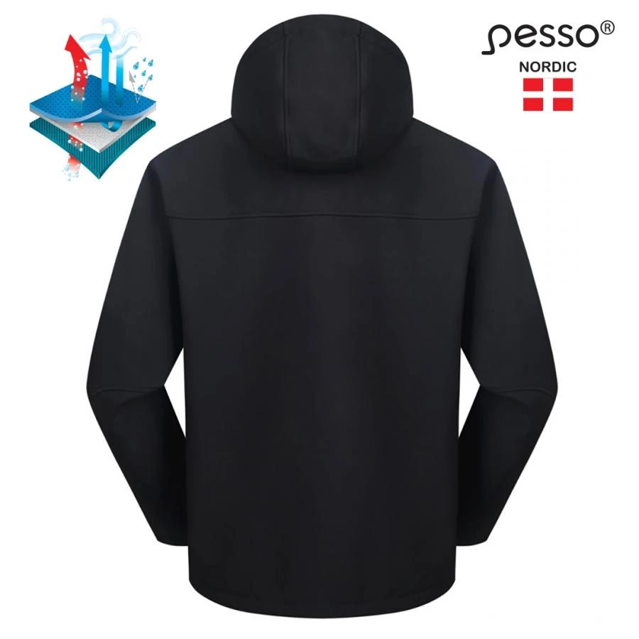 Softshell striukė Pesso Atlanta, juoda