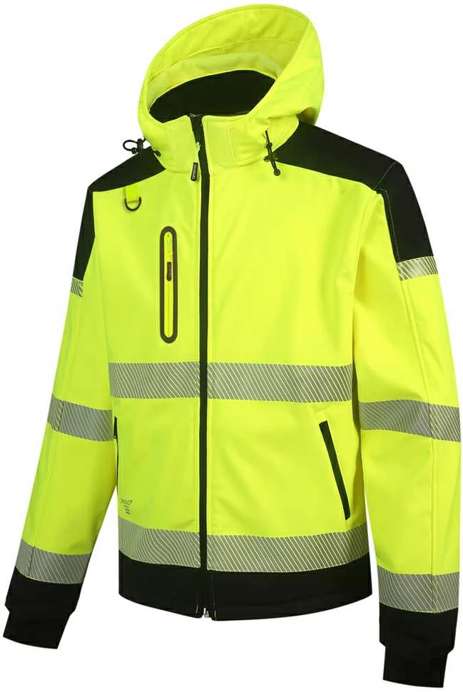Softshell striukė Pesso PALERMO HI-VIS, ryškaus matomumo geltona