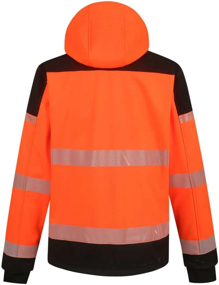 Softshell striukė Pesso PALERMO HI-VIS, ryškaus matomumo oranžinė