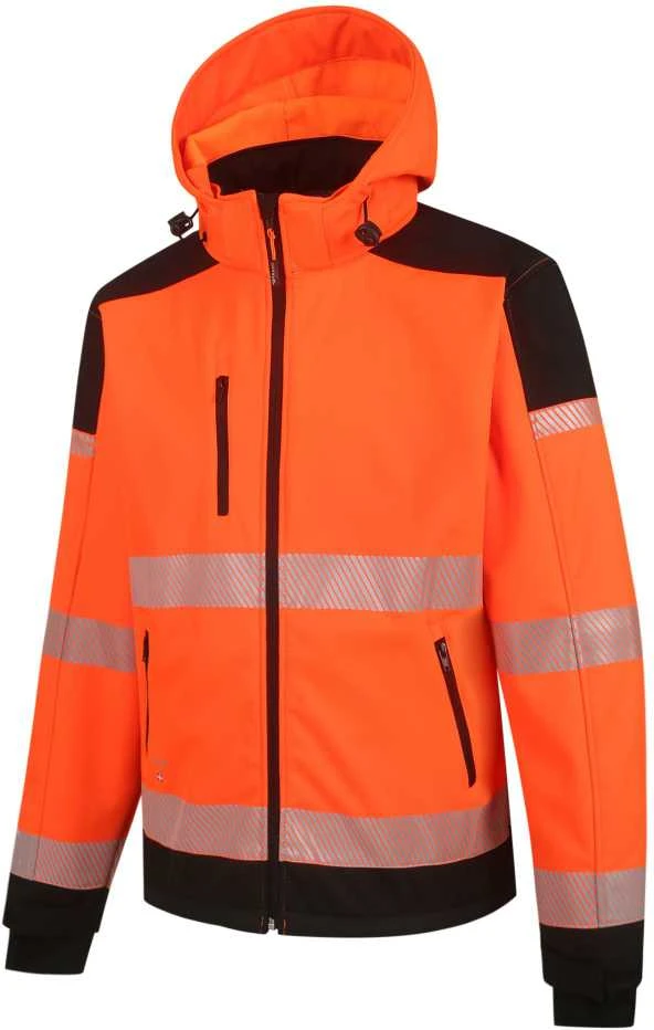 Softshell striukė Pesso PALERMO HI-VIS, ryškaus matomumo oranžinė