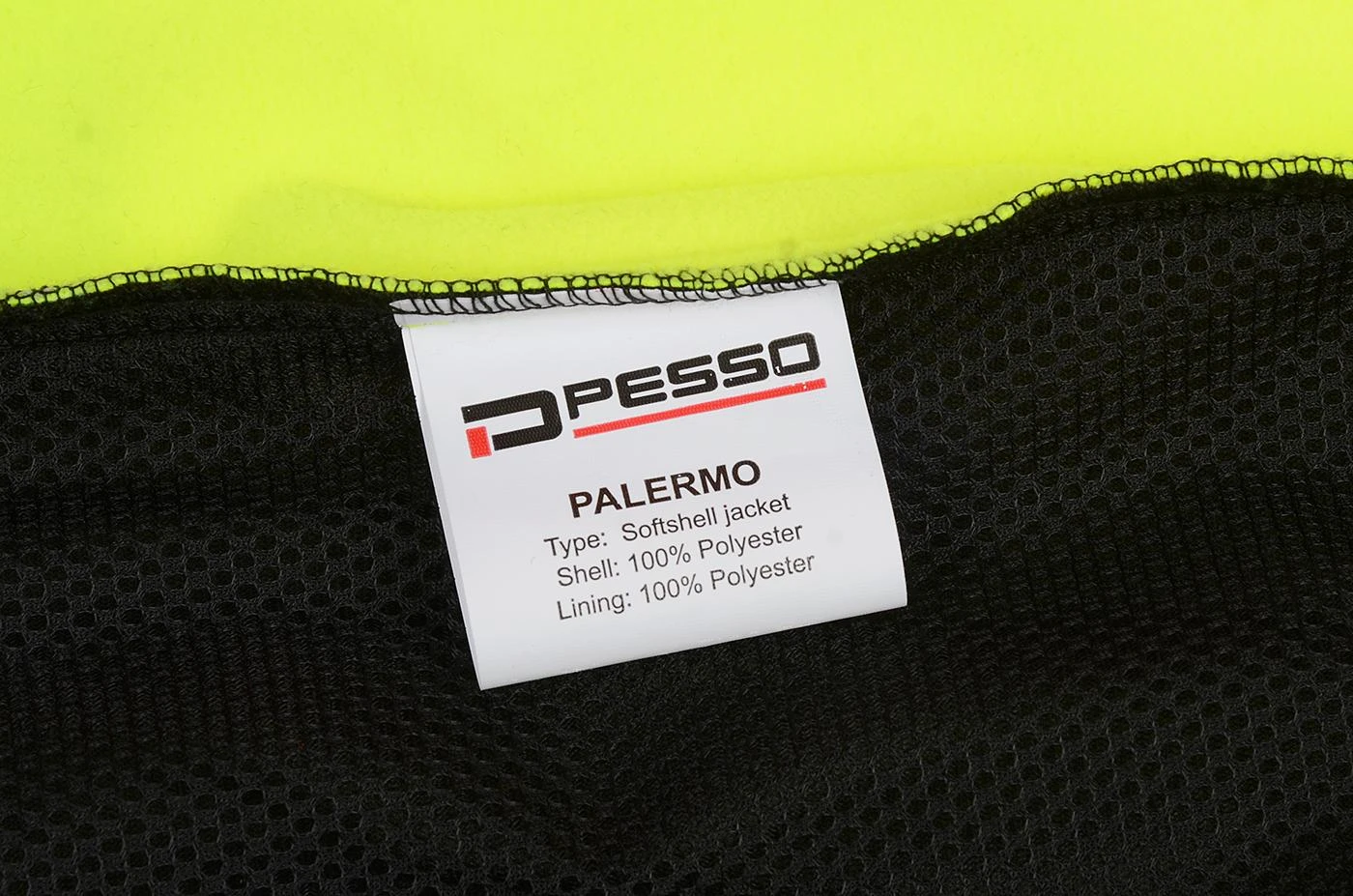 Softshell striukė Pesso PALERMO HI-VIS, ryškaus matomumo geltona