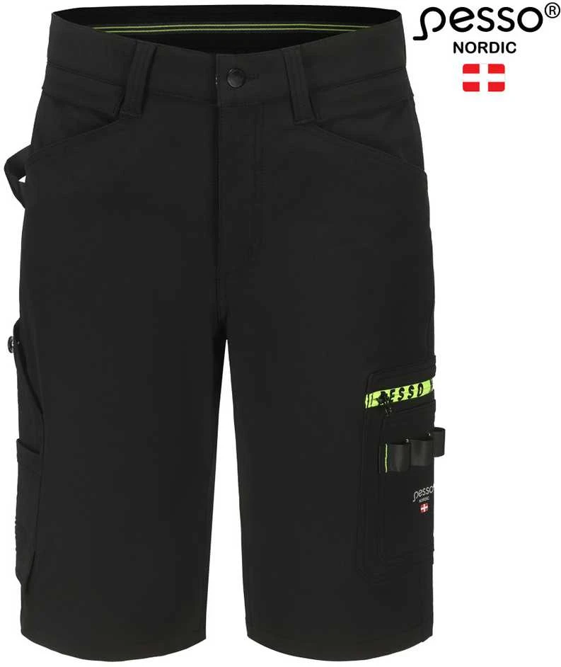 Šortai Pesso Mercury 145B stretch (juodi)