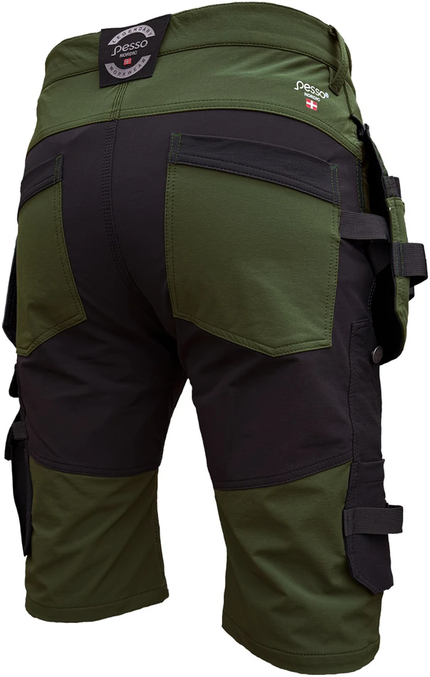 Šortai Pesso NEXUS 185 (olive žalias)