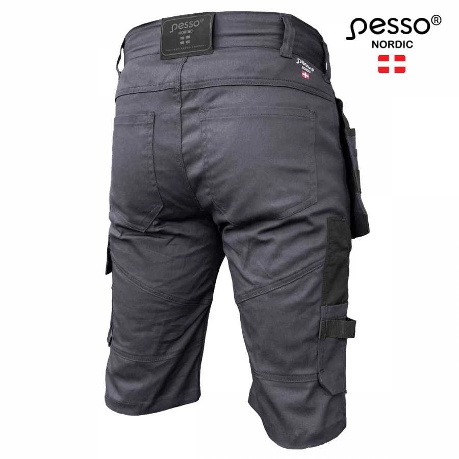 Šortai PESSO stretch (pilki)