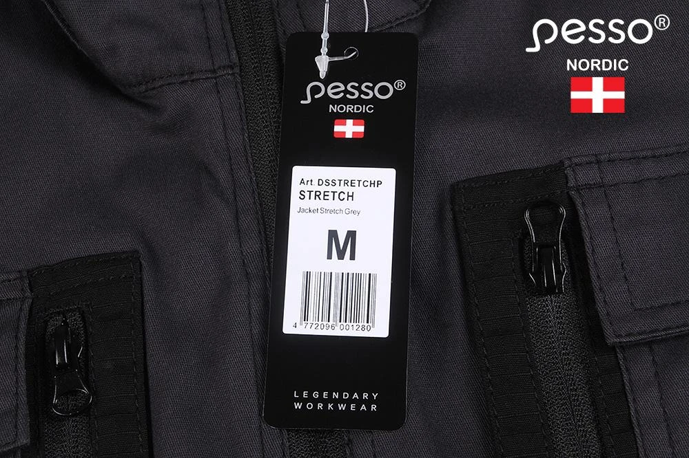 Švarkas PESSO stretch (pilkas)