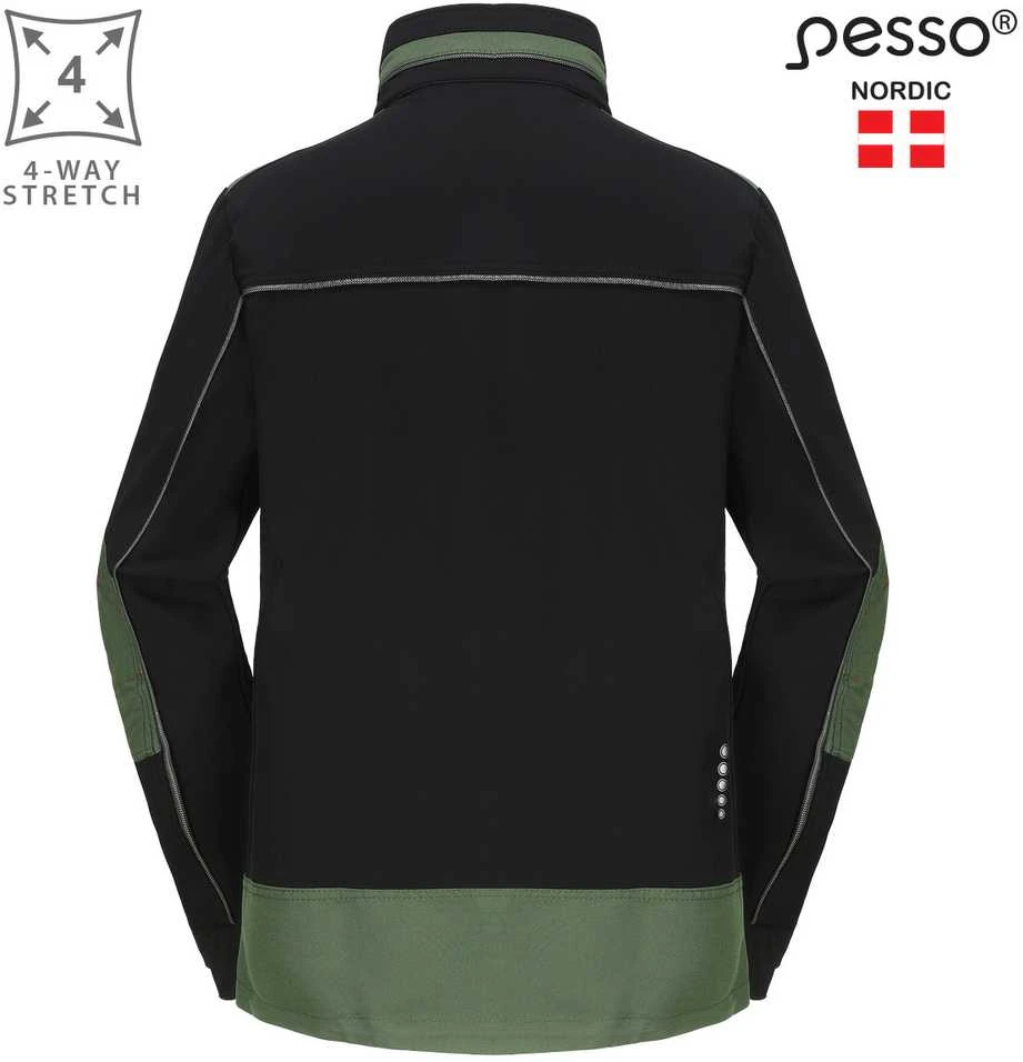 Švarkas Pesso Titan 125 (Spandex/Cordura)žalias