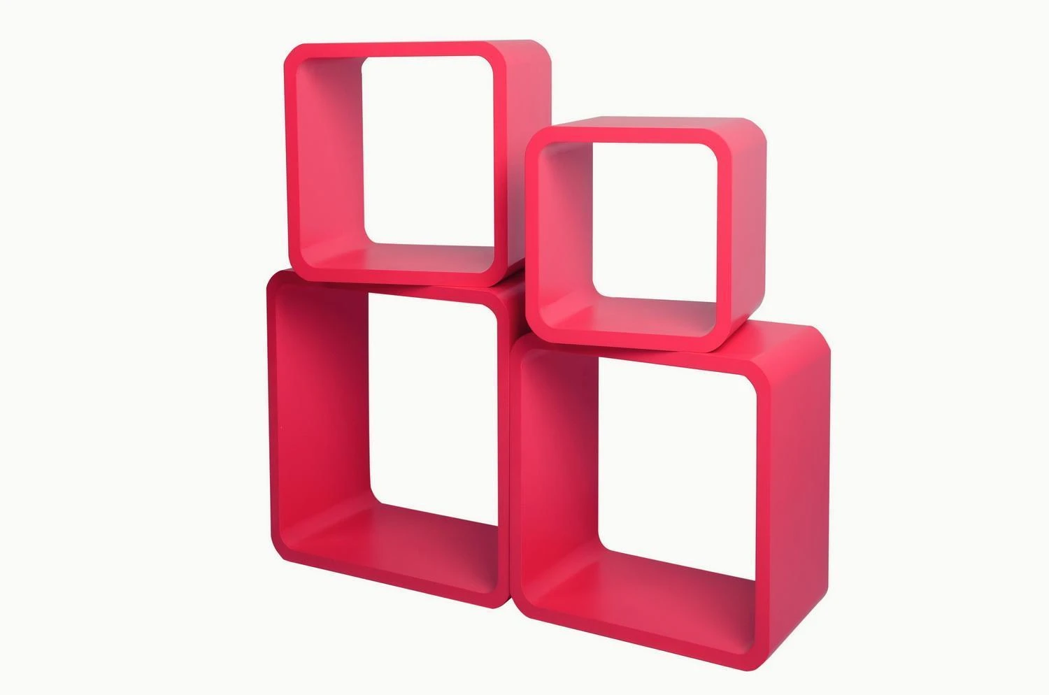 Pakabinamas-pastatomas lentynų komplektas LO02-R raudonas (Nemokamas pristatymas)