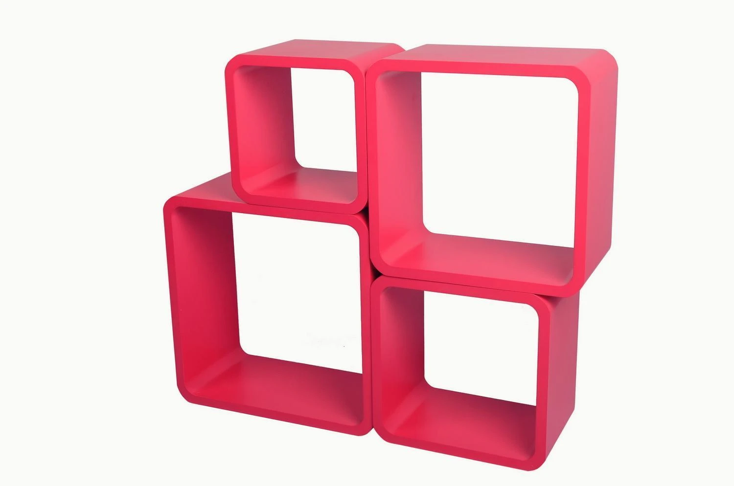 Pakabinamas-pastatomas lentynų komplektas LO02-R raudonas (Nemokamas pristatymas)
