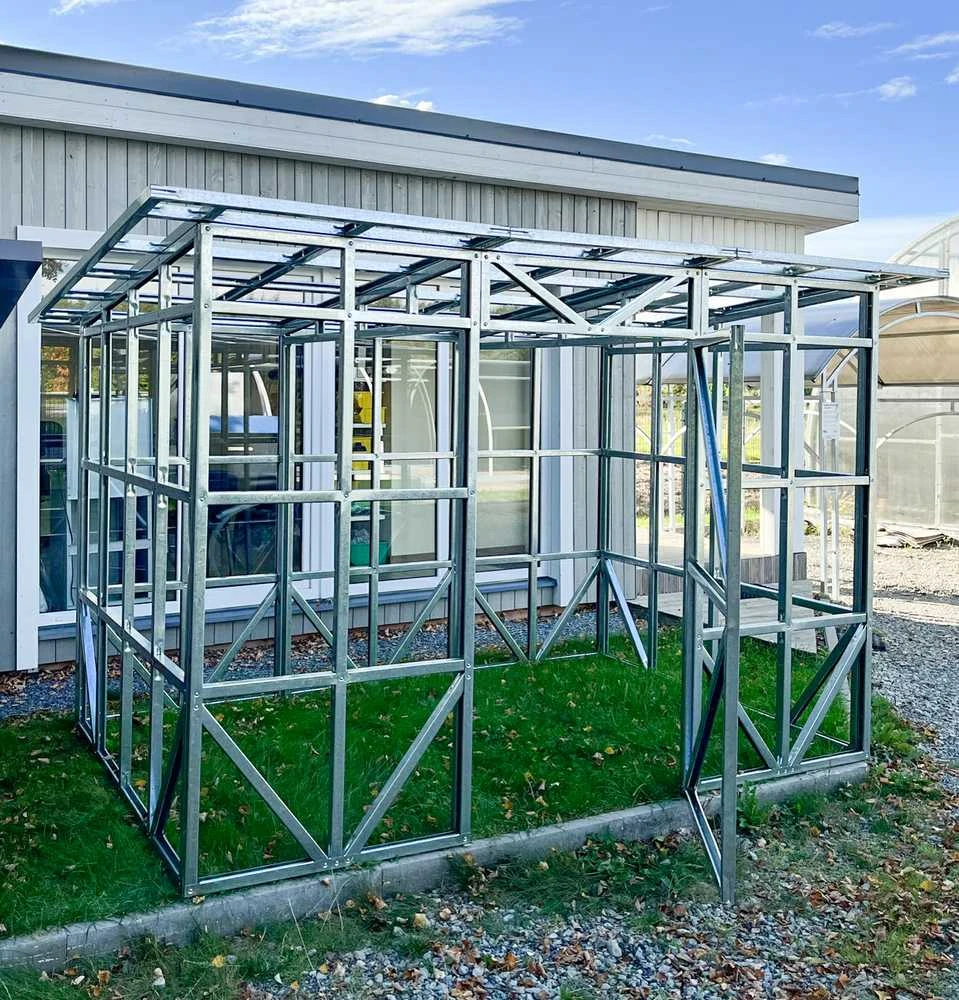 Sandėliukas 2 x 4 m (Konstrukcija)